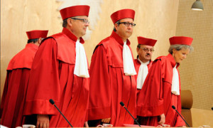 I giudici costituzionali in seduta