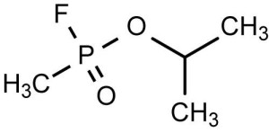 La struttura chimica del gas Sarin