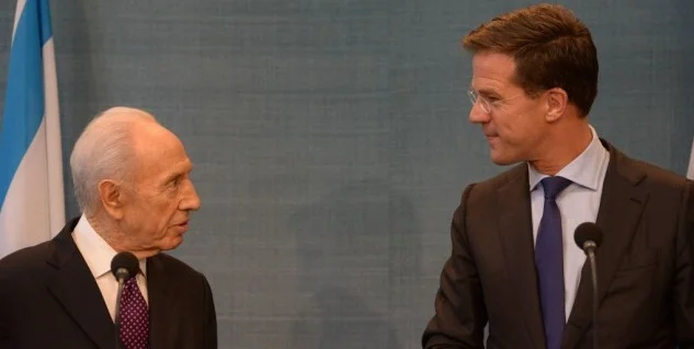 Simon Peres e Mark Rutte