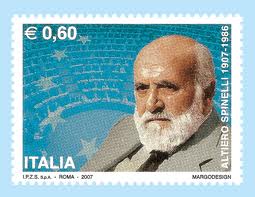 Il francobollo dedicato ad Altiero Spinelli