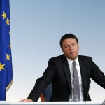 Italy's PM Renzi attends a media conference in Rome