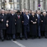 I leader europei e non in marcia a Parigi contro il terrorismo