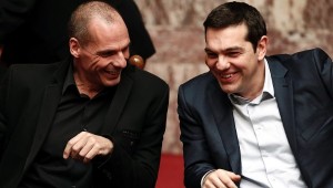Varoufakis e Tsipras