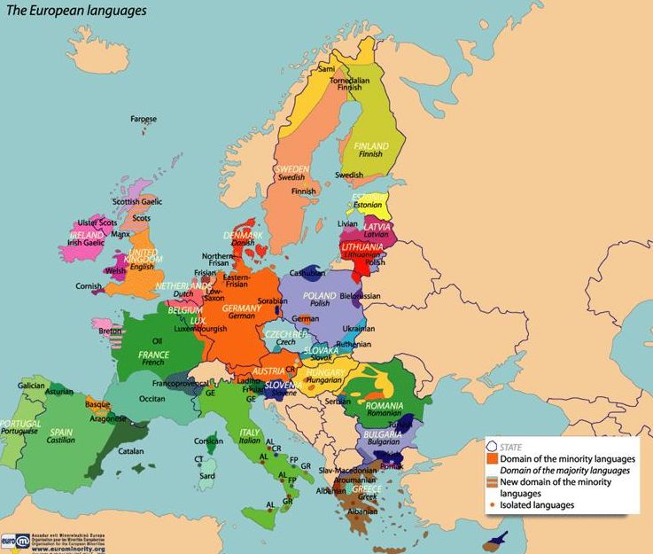 Risultati immagini per La questione linguistica europea