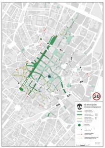 Il nuovo piano di circolazione - fonte Comune di Bruxelles