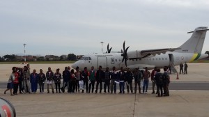Il primo volo per la relocation di rifugiati dall'Italia