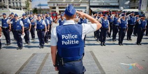 polizia belga, poliziotti, bruxelles