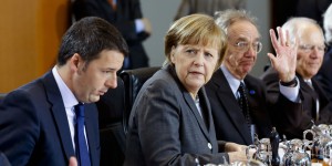 Renzi, Merkel, Germania, Italia, guida, Europa
