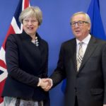 Jean-Claude Juncker, President of the EC, receives Theresa May, British Prime Minister,