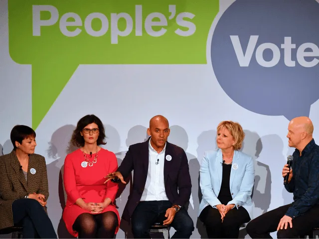 Caroline Lucas, Layla Moran, Chuka Umunna e Anna Soubry