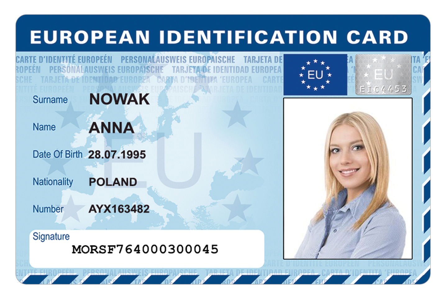 Id eu. ID Card. Европейские ID карты. Европейская ID Card. ID карта Евросоюза.