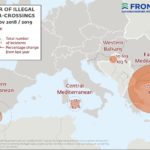 Frontex, crolla il numero dei migranti irregolari diretto verso l'Italia