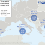 FRONTEX: le entrate irregolari nell'UE già in aumento di quasi il 50 per cento sul 2020