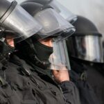 Agenti della polizia tedesca