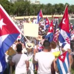 Usa+a+Miami+manifestazione+di+solidarietaapos+alle+proteste+a+Cuba