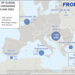 Frontex arrivi irregolari UE gennaio 2022