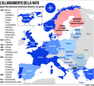 Allargamento NATO Svezia Finlandia