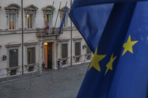 Palazzo Chigi. Il debito dell'Italia al centro del dibattito europeo [foto: imagoeconomica]