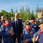 Il segretario del Pd Letta a Marcinelle per commemorare i minatori italiani rimasti uccisi nella tragedia di 66 anni fa