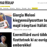 Magyar Hírlap Meloni Elezioni