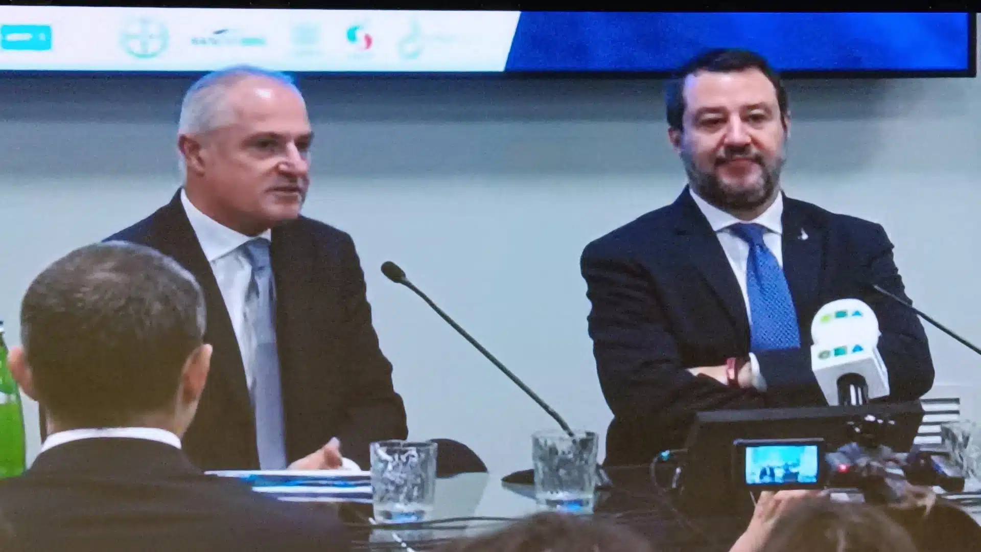 Il ministro delle Infrastrutture, Matteo Salvini, a HGE9. "La Spagna ci sta superando" [Roma, 30 novembre 2022]