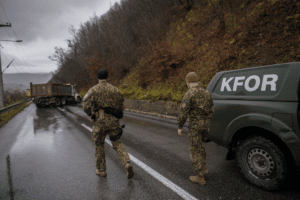 Kosovo Barricate Kfor