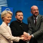 Zelensky Macron von der Leyen