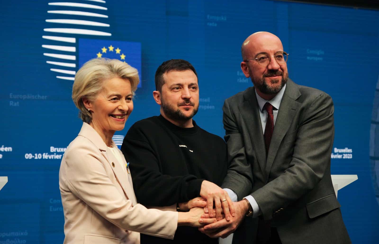 Zelensky Michel von der Leyen