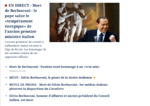 Berlusconi Le Figaro