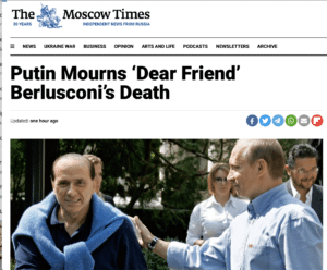 Berlusconi Moscow Times