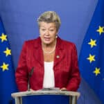 On 6 June 2023, Ylva Johansson, European Commissioner for Home Affairs, gives a press point on the EU Action Plan for the Western Mediterranean and Atlantic routes.