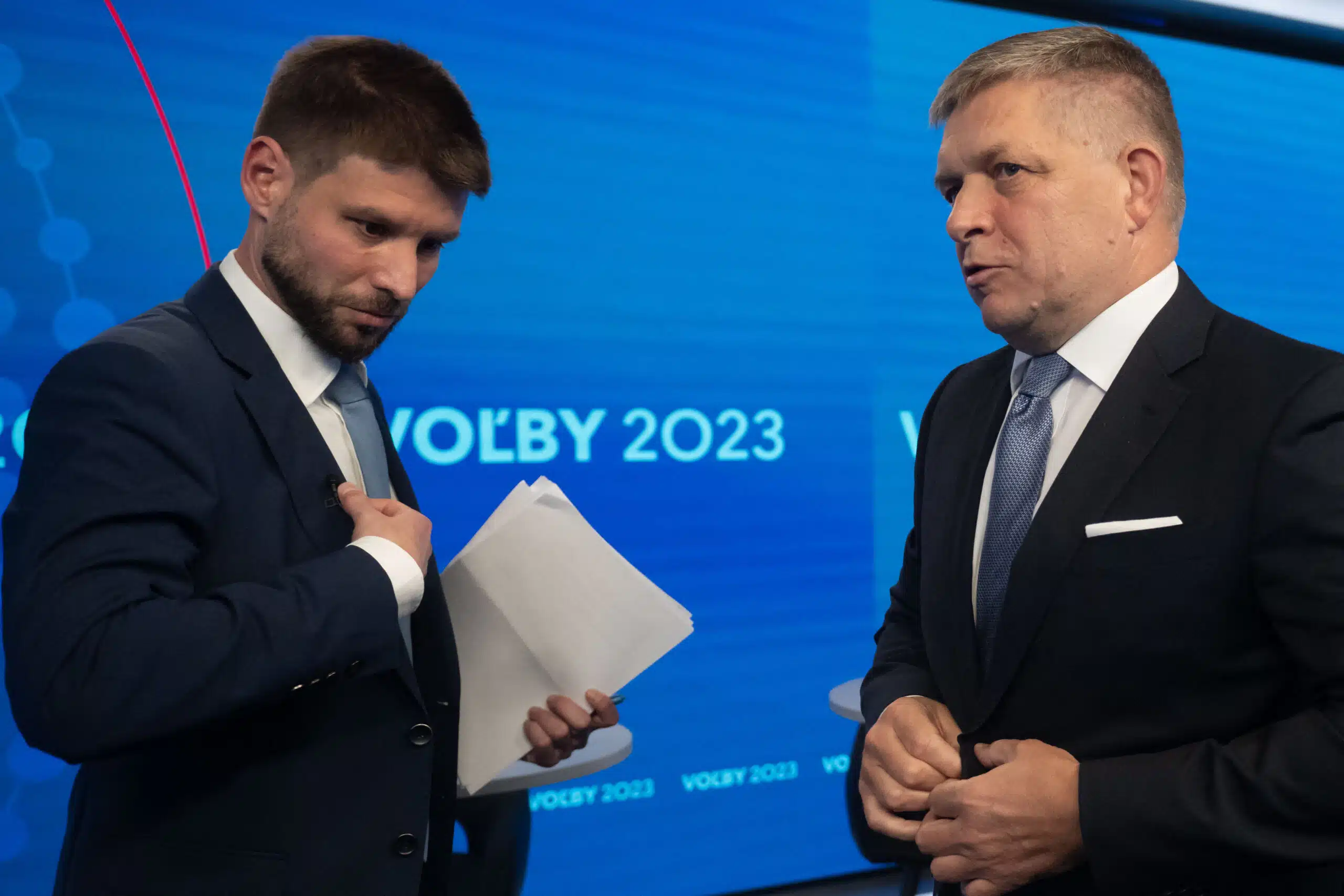 Michal Šimečka Robert Fico Slovacchia - Eunews