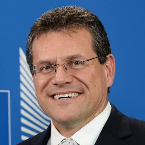 Portrait of Maros Sefcovic, Vice-President of the EC in charge of the Energy Union