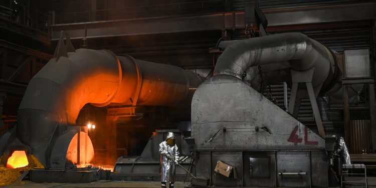 GERMANY-INDUSTRY-MANUFACTURING-STEEL