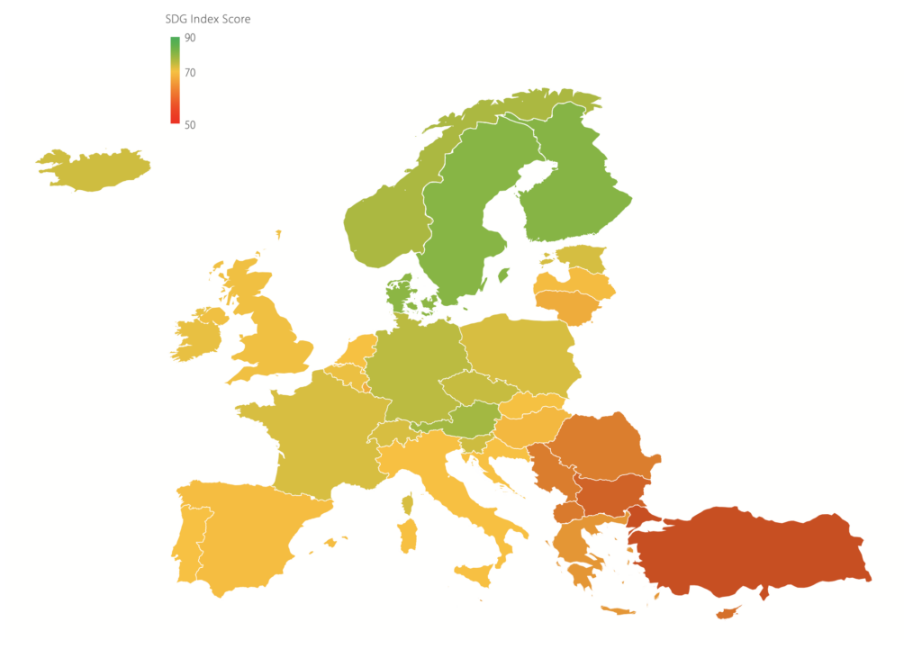 Sustainable development goals struggling in Europe