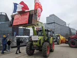Proteste Trattori Agricoltori Strasburgo