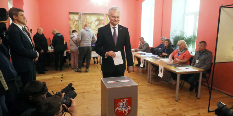 Gitanas Nausėda Lituania Elezioni 2024