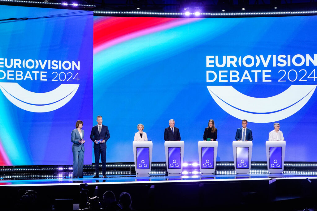 What happened in the debate between candidates for European elections 2024