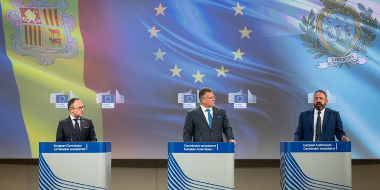 Maros Sefcovic Ue San Marino Andorra