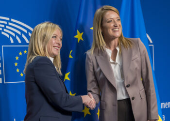 Giorgia Meloni Roberta Metsola