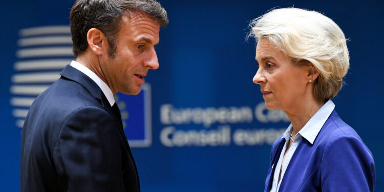 Ursula von der Leyen Emmanuel Macron