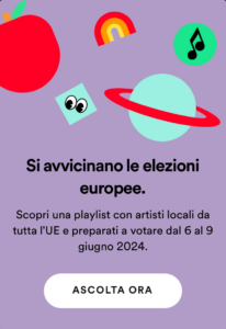 Playlist Spotify Elezioni Europee 2024
