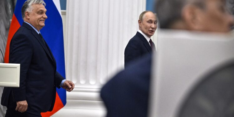 Viktor Orbán Vladimir Putin Russia Ungheria