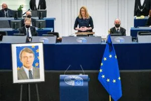 Roberta Metsola David Sassoli