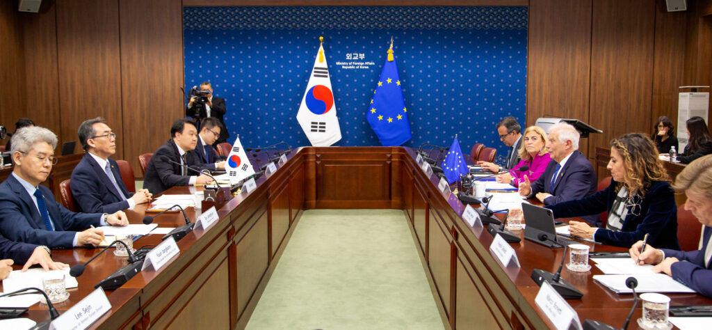 EU, South Korea sign defence agreement . Borrell asks Seoul to step up ...