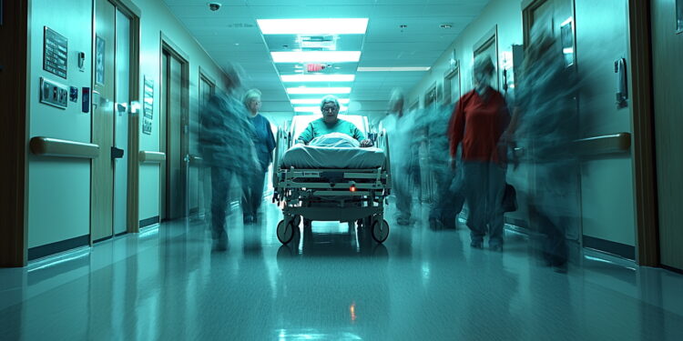 Una corsia di un ospedale [foto: imagoeconomica]
