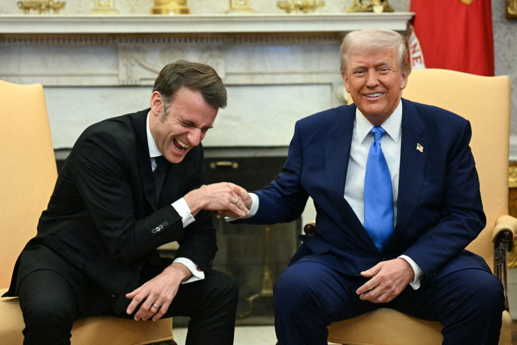 Emmanuel Macron Donald Trump