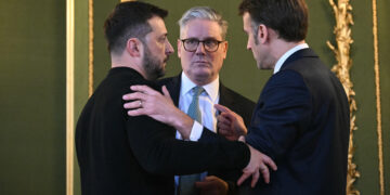 Zelensky Starmer Macron