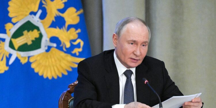 Il presidente russo Vladimir Putin (foto: Imagoeconomica)