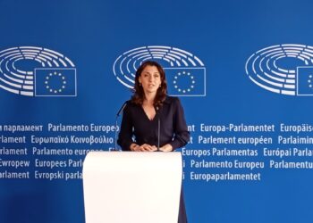 Irene Tinagli (Pd/S&D), presidente della commissione speciale Crisi abitativa nell'Ue [Bruxelles, 24 marzo 2025. Foto: Emanuele Bonini per Eunews]